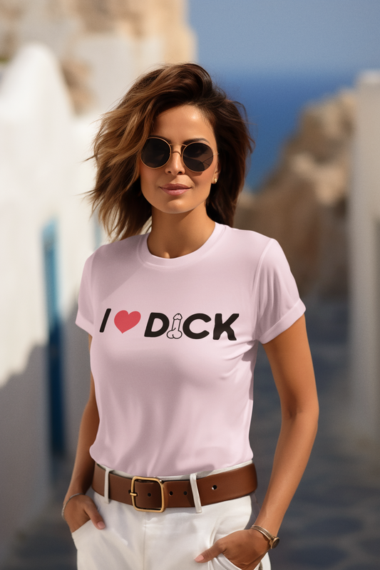 I Heart Dick - Funny Unisex Heavy Cotton Tee