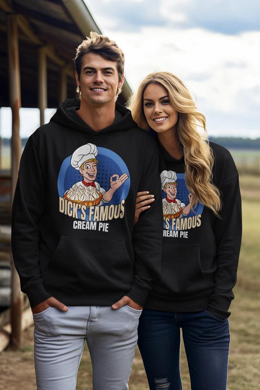 Dick's Famous Cream Pie - Funny Unisex Heavy Blend Hoodie